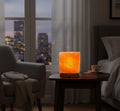 USB Himalayan Salt Cube Lamp |office house gift, Night Light, RGB Light, Color Changing