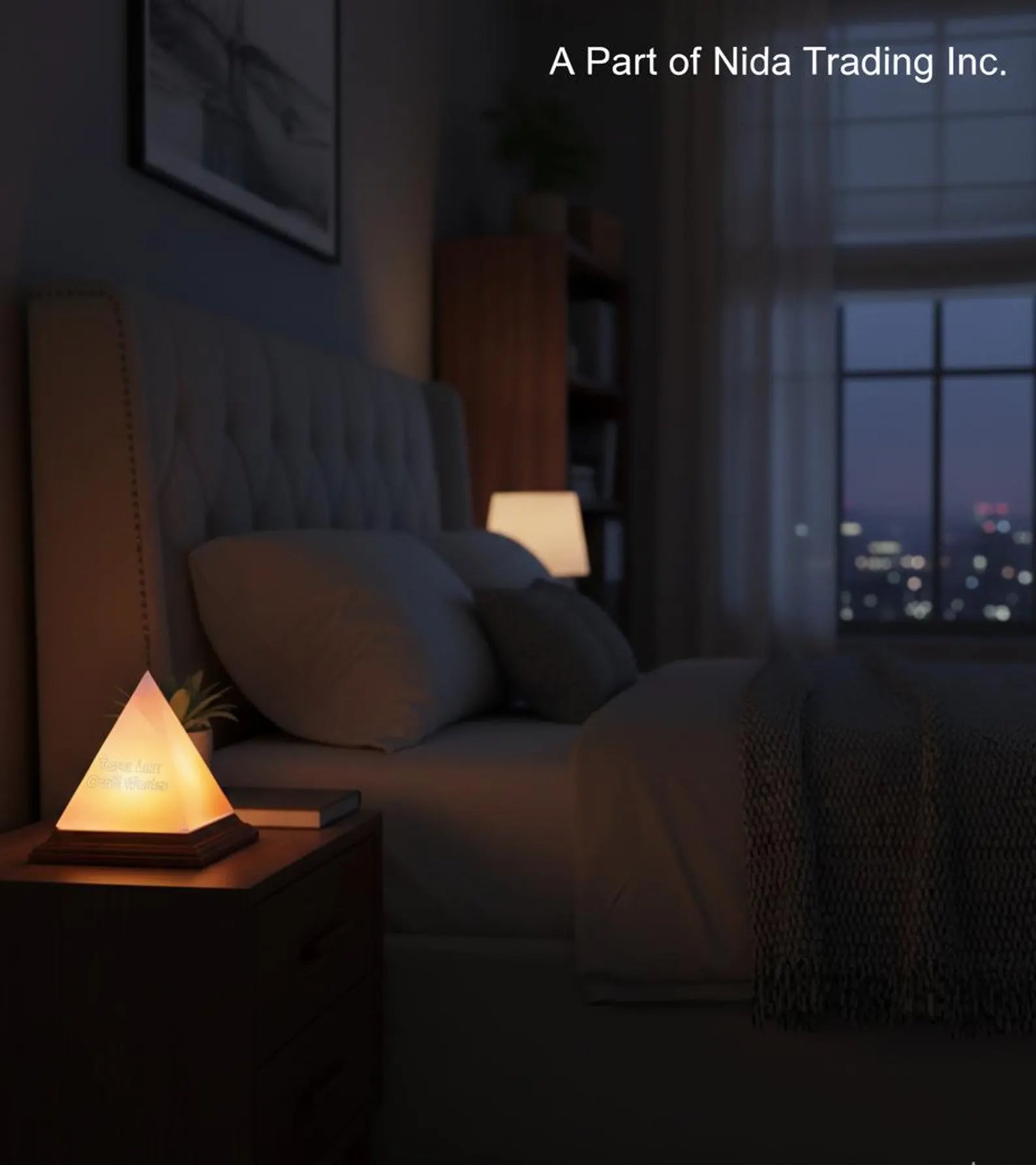 Himalayan Pink Salt Lamp Pyramid | Natural Crystal Rock Lamp | Handcrafted Wellness Decor