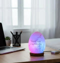 USB Himalayan Salt Egg Lamp | Healing Crystal Lamp | Desk Decor Gift | Handmade | Air Purifier