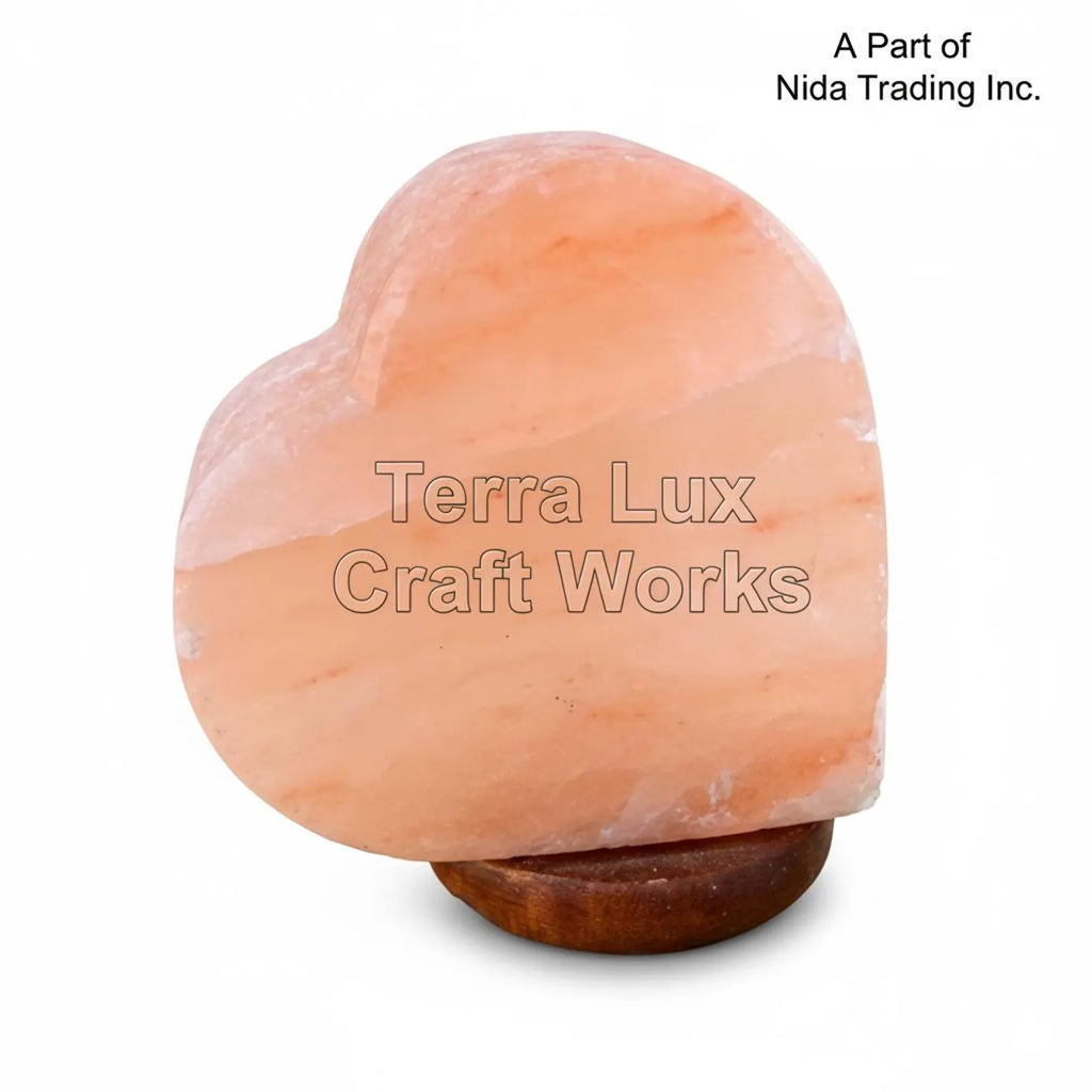 Heart Himalayan Pink Salt, Lamp, Romantic Healing Lamp, Valentine Gift, Stress Relief & Home Decor