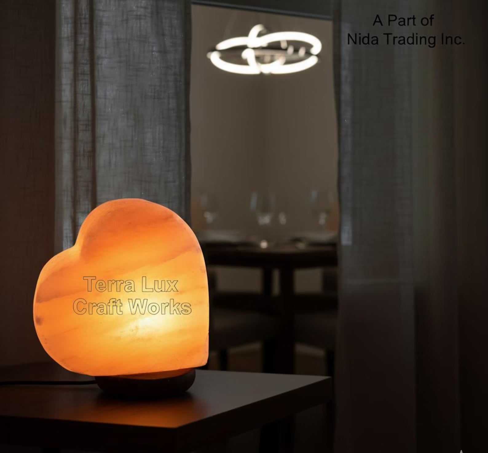Heart Himalayan Pink Salt, Lamp, Romantic Healing Lamp, Valentine Gift, Stress Relief & Home Decor