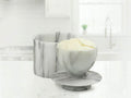 Marble Butter Keeper with Water Seal, Natural Stone Butter Dish, Modern Kitchen Decor